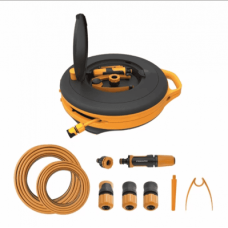 Катушка Fiskars S со шлангом  3/8" (9мм) L-15 м, с набором аксессуаров (1020436)