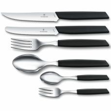 Кухонная вилка Victorinox Swiss Modern Table, 20 см, с черн. ручкой