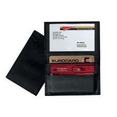 Чехол Victorinox для SwissCard, кожаный, черный