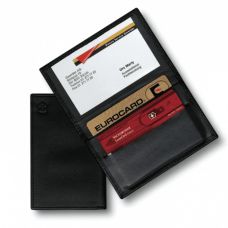 Чехол Victorinox для SwissCard, кожаный, черный