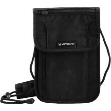 Сумочка на шию Victorinox Travel Travel Accessories 4.0 Black Deluxe з RFID захистом, чорна