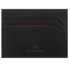Кредитница Victorinox Travel Altius Alox Slim Black, кожа, черная