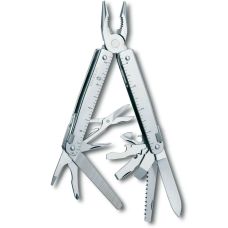 Мультитул Victorinox Swisstool X 115мм/26функ + чорний шкіряний чохол