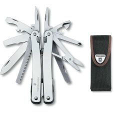 Мультитул Victorinox Swisstool Spirit X 105мм/24функ + чорний нейлоновий чохол