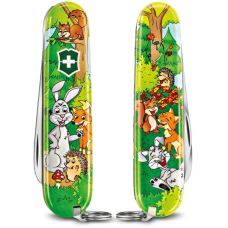 Набір Victorinox My First Children Set ніж 84мм/9функ/кролик + шнурок на шию + книжка-розмальовка