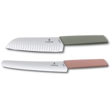 Набор кухонный Victorinox Swiss Modern Kitchen Set с цветными ручками, 2 пред, в подарочной упаковке