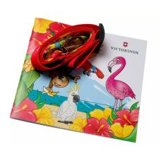 Набор Victorinox My First Children Set нож 84мм/9функ/попугай + шнурок на шею + раскраска