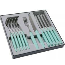 Набор кухонный Victorinox Swiss Modern Table Set с мятн. ручками, 12 пред (6 ножей tomato/6 вилок)