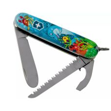 Набір Victorinox My First Children Set ніж 84мм/9функ/дельфін + шнурок на шию + книжка-розмальовка