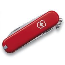 Набор Victorinox (мультитул Classic SD + ручка Caran d'Ache BP), в футляре, красный