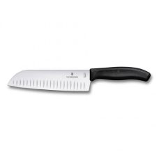 Набор кухонный Victorinox SwissClassic Cutlery Block с черн. ручками, 9 пред (6 ножей/точило/вилка/ножницы), с подставкой