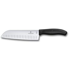 Набір кухонний Victorinox SwissClassic Kitchen Set з чорн. ручками, 4 пред (2 ножі/ножиці/овочечистка), подарункове пакування