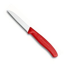 Набор кухонный Victorinox SwissClassic Paring Set с красн. ручками, 3 ножа (8,8,11см)