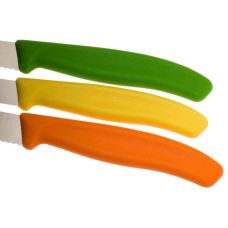 Набор кухонный Victorinox SwissClassic Paring Set с желт/оранж/зел. ручками, 3 ножа (8,10,11см), подарочная упаковка