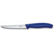 Набір кухонний Victorinox SwissClassic Steak Gift Set 11 см/серрейт, з син. ручкою, 6 ножів, коробка