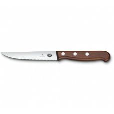 Набор кухонный Victorinox Wood Steak Set 12 см/серрейт с дерев. ручкой, подарочная упаковка