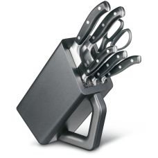 Кухонный набор Victorinox Grand Maitre Cutlery Block, 5 ножей/ножницы/подставка, черный