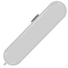 Накладка на ніж Victorinox задня, з ручкою, 58 мм, біла