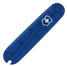 Накладка на нож Victorinox kVa+ передняя, с логотипом, 84 мм, прозрачная синяя