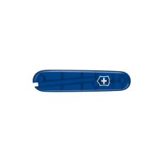 Накладка на нож Victorinox kVa+ передняя, с логотипом, 84 мм, прозрачная синяя