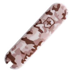 Накладка на нож Victorinox передняя, с логотипом, 58 мм, камуфляж бежевый