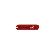 Накладка на ніж Victorinox передня, з логотипом,  58 мм, прозора червона