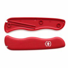 Накладка на нож Victorinox передняя, с логотипом, 111 мм, красная