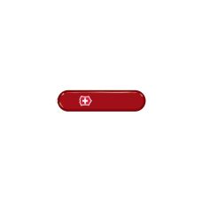 Накладка на нож Victorinox передняя, с логотипом и фонариком, 58 мм, красная
