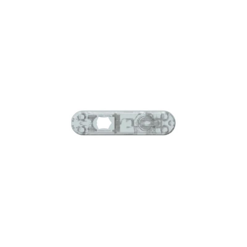 Накладка на нож Victorinox передняя с фонариком LED (V), 58 мм, прозрачная серебристая