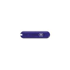 Накладка на ніж Victorinox Persian Indigo передня з лого (Fa+), 58 мм, прозора фіолетова