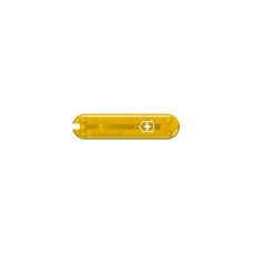 Накладка на нож Victorinox Tuscan Sun передняя с лого (Fa+), 58 мм, прозрачная желтая