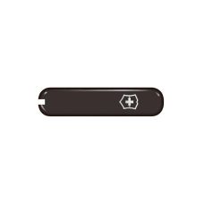 Накладка на ніж Victorinox передня з лого (Fa+), 74 мм, чорна