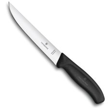 Кухонный нож Victorinox SwissClassic Carving, 15 см, с черн. ручкой, блистер