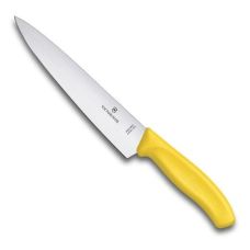 Кухонный нож Victorinox SwissClassic Carving, 19 см, с желт. ручкой, блистер