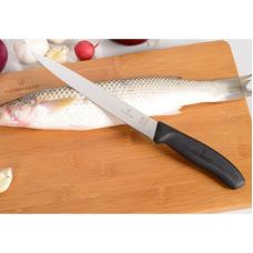 Кухонный нож Victorinox SwissClassic Filleting Flex, 20 см, гибкий, с черн. ручкой, блистер