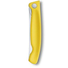 Кухонний ніж Victorinox SwissClassic Foldable Paring, 11 см, з жовт. ручкою, блістер