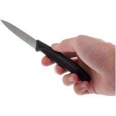Кухонный нож Victorinox SwissClassic Paring, 8 см, с черн. ручкой