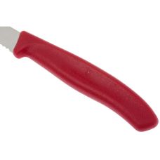 Кухонный нож Victorinox SwissClassic Paring, 8 см, с красн. ручкой