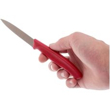 Кухонный нож Victorinox SwissClassic Paring, 8 см, с красн. ручкой