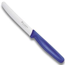Кухонный нож Victorinox Standard Tomato&Table, 11 см, с син. ручкой