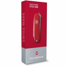 Ніж Victorinox Classic SD Colors Style Icon 58мм/7функ/червоний
