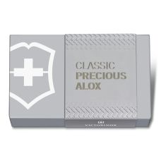 Нож Victorinox Classic SD Precious Alox Infinite Grey 58мм/5функ/рифл/серый