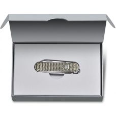 Нож Victorinox Classic SD Precious Alox Infinite Grey 58мм/5функ/рифл/серый