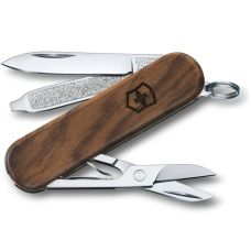 Нож Victorinox Classic SD Wood 58мм/6функ/орех/коричневый
