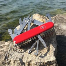 Ніж Victorinox Deluxe Tinker 91мм/17функ/червоний