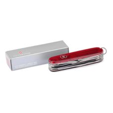 Нож Victorinox Huntsman 91мм/15функ/прозрачный красный