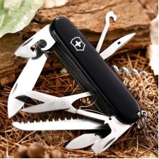 Нож Victorinox Huntsman 91мм/15функ/черный, блистер