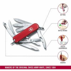 Нож Victorinox Minichamp 58мм/16функ/красный