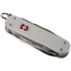Ніж Victorinox Minichamp Alox 58мм/15функ/рифл/сріблястий