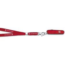 Нож Victorinox My First 84мм/9функ/прозрачный красный + цепочка 41815 + шнурок 4187